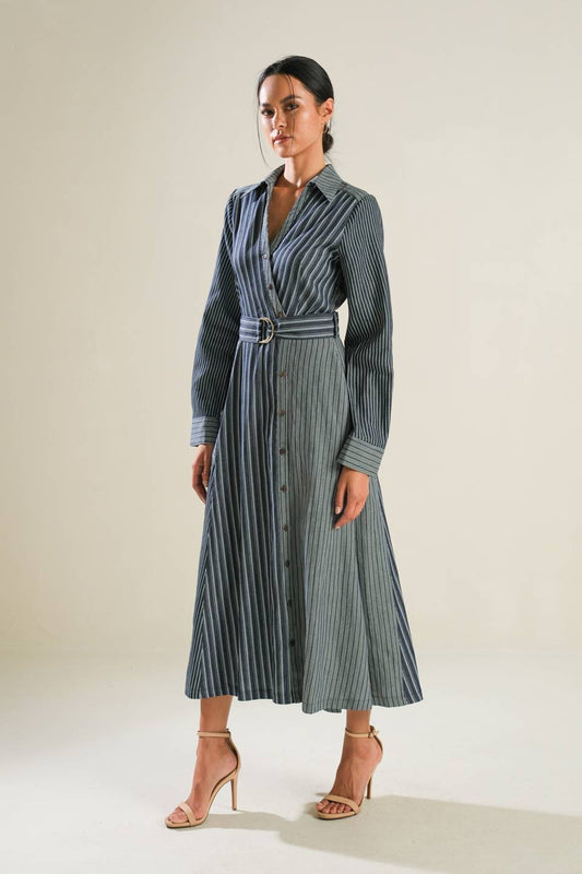 FOREVER DAYDREAMING WOVEN MIDI DRESS Flying Tomato