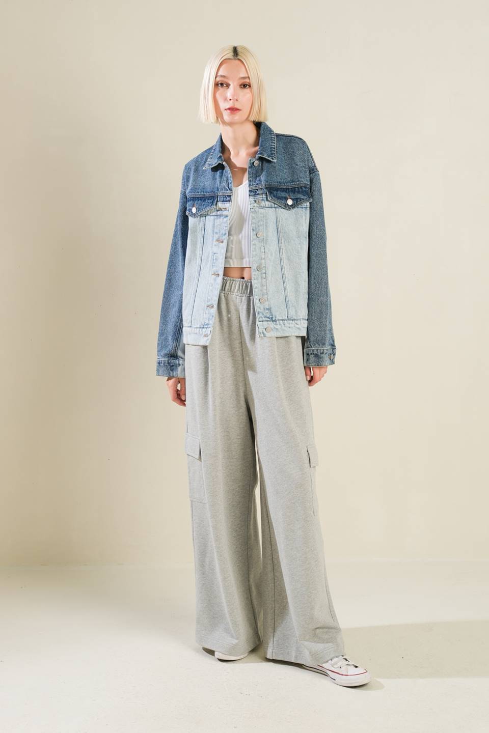 A BAR SONG DENIM JACKET denim - Apparel & Accessories > Clothing > Outerwear