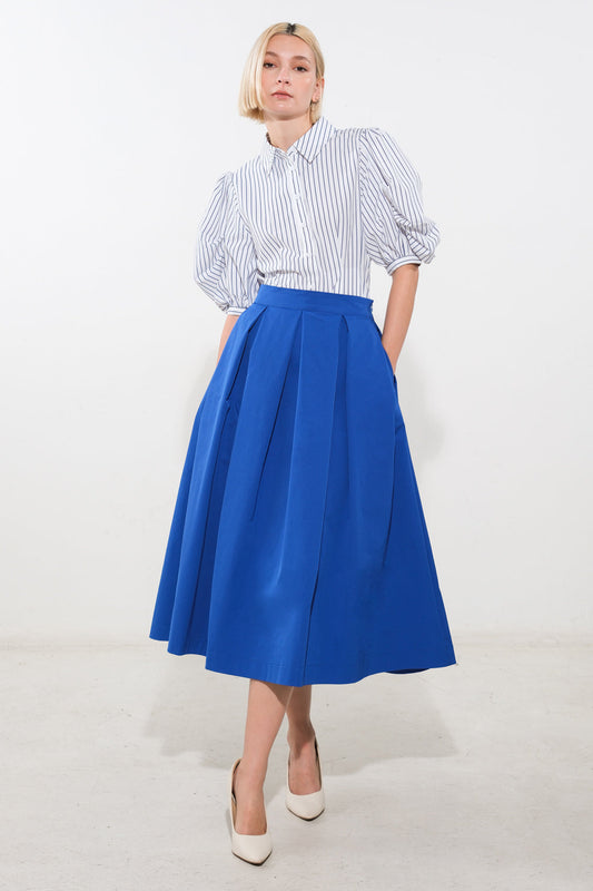 LOVE OF MINE WOVEN MIDI SKIRT Flying Tomato