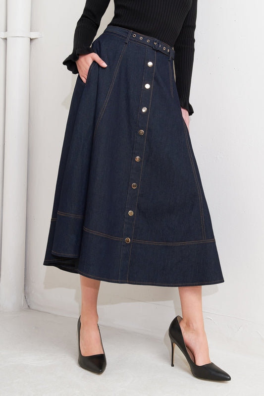 DENIM BALLET CIRCLE SKIRT Flying Tomato