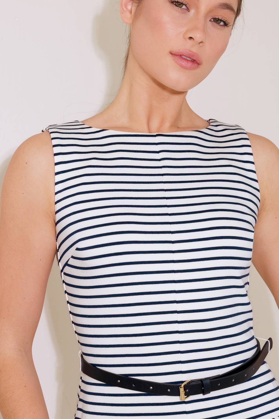 A PRECIOUS LIFT NAVY KNIT ROMPER - ROMPER