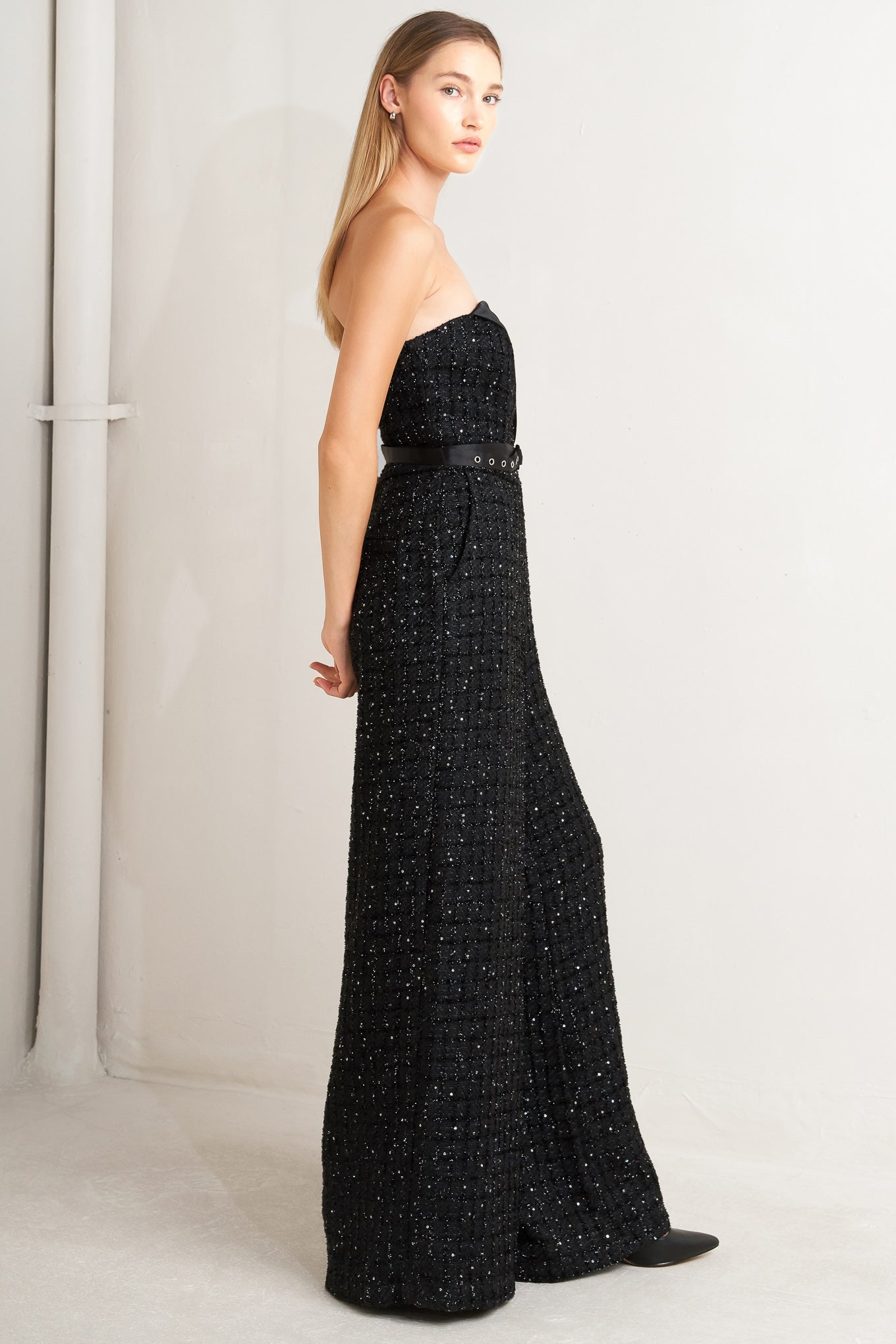 SPARK NOIR TWEED JUMPSUIT Flying Tomato