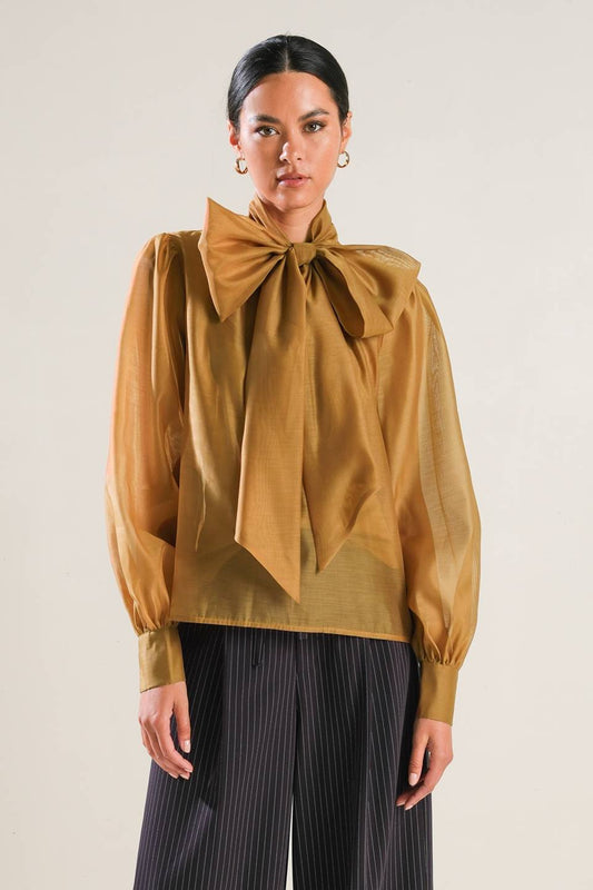 ON THIS DAY ORGANZA TOP Flying Tomato