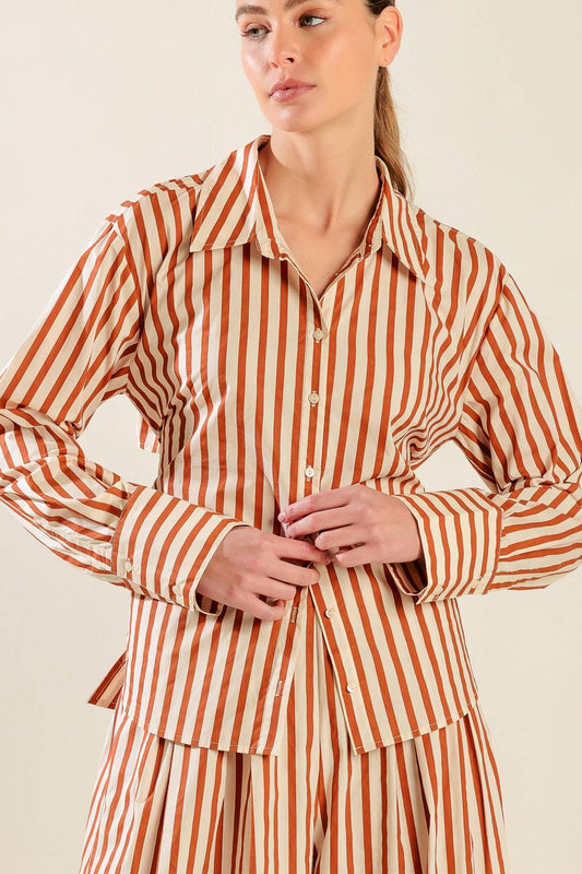 PIECES OF MY HEART WOVEN TOP Flying Tomato