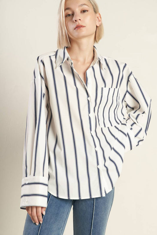 LOST IN PARADISE OVERSIZE WOVEN SHIRT Flying Tomato