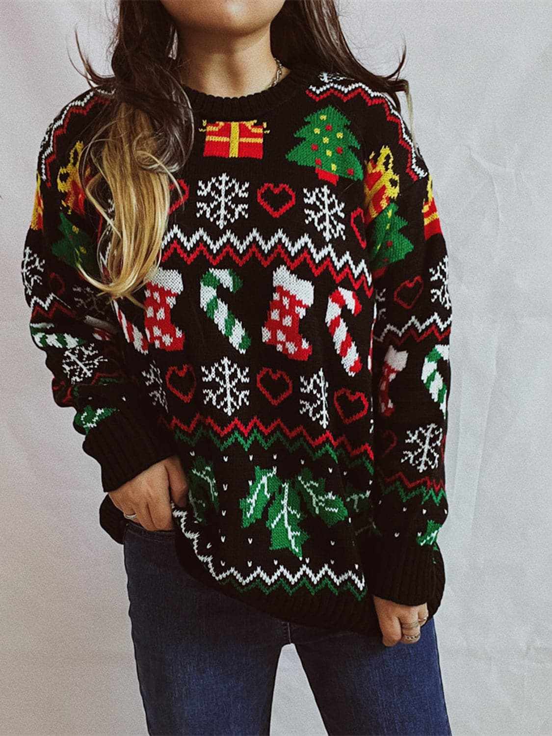 Festive Holiday Sweater - Cozy Fit - Love Salve