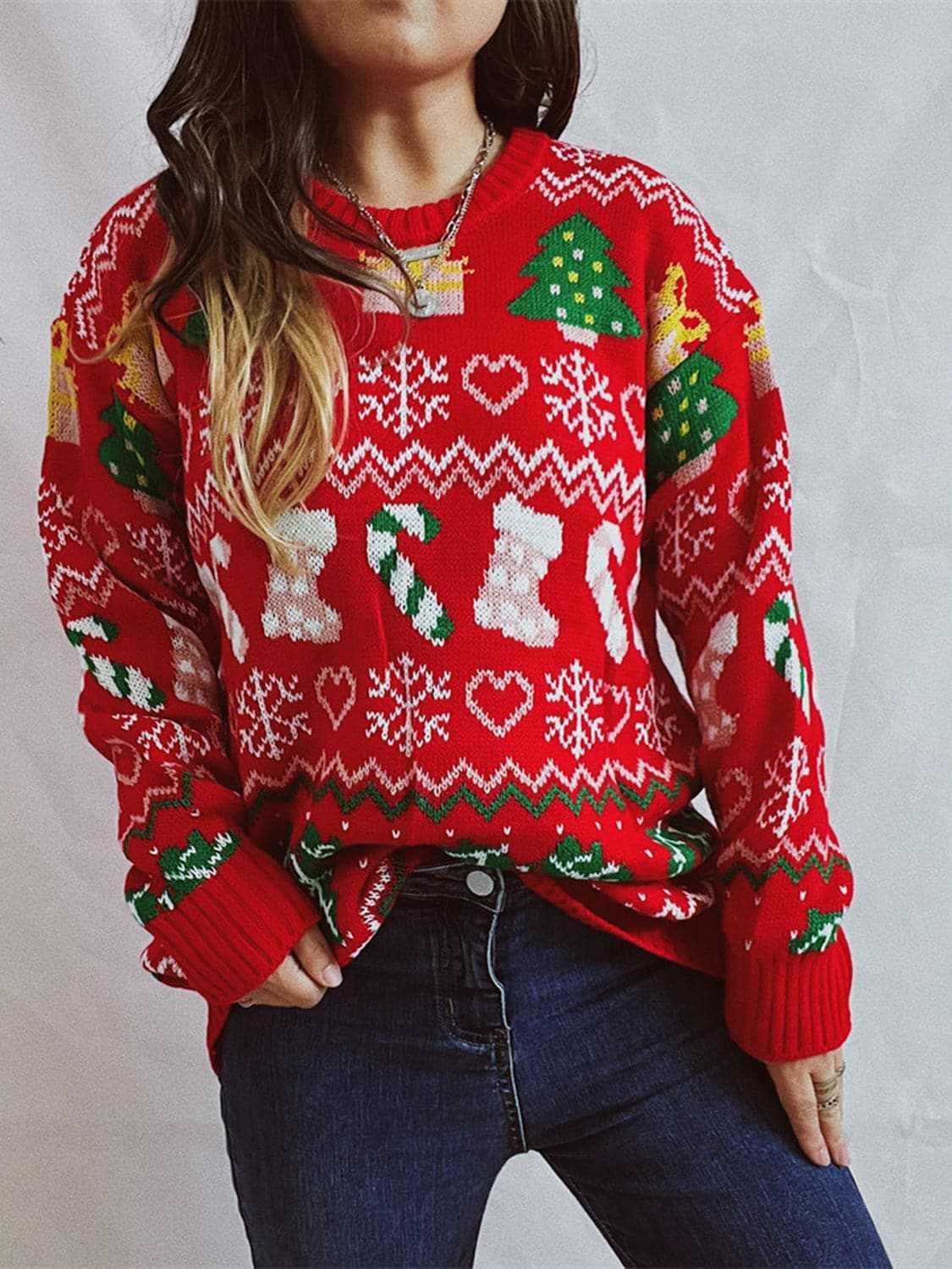 Festive Holiday Sweater - Cozy Fit - Love Salve