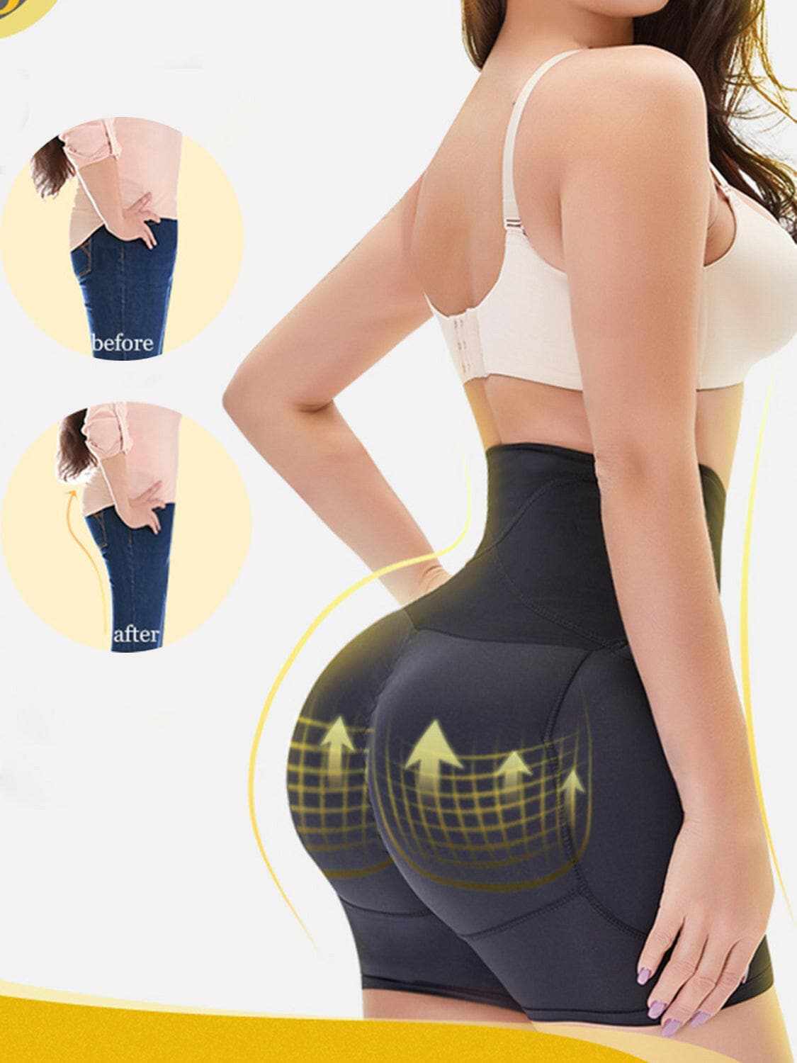 Flattering shaping shorts with hook closure - Love Salve