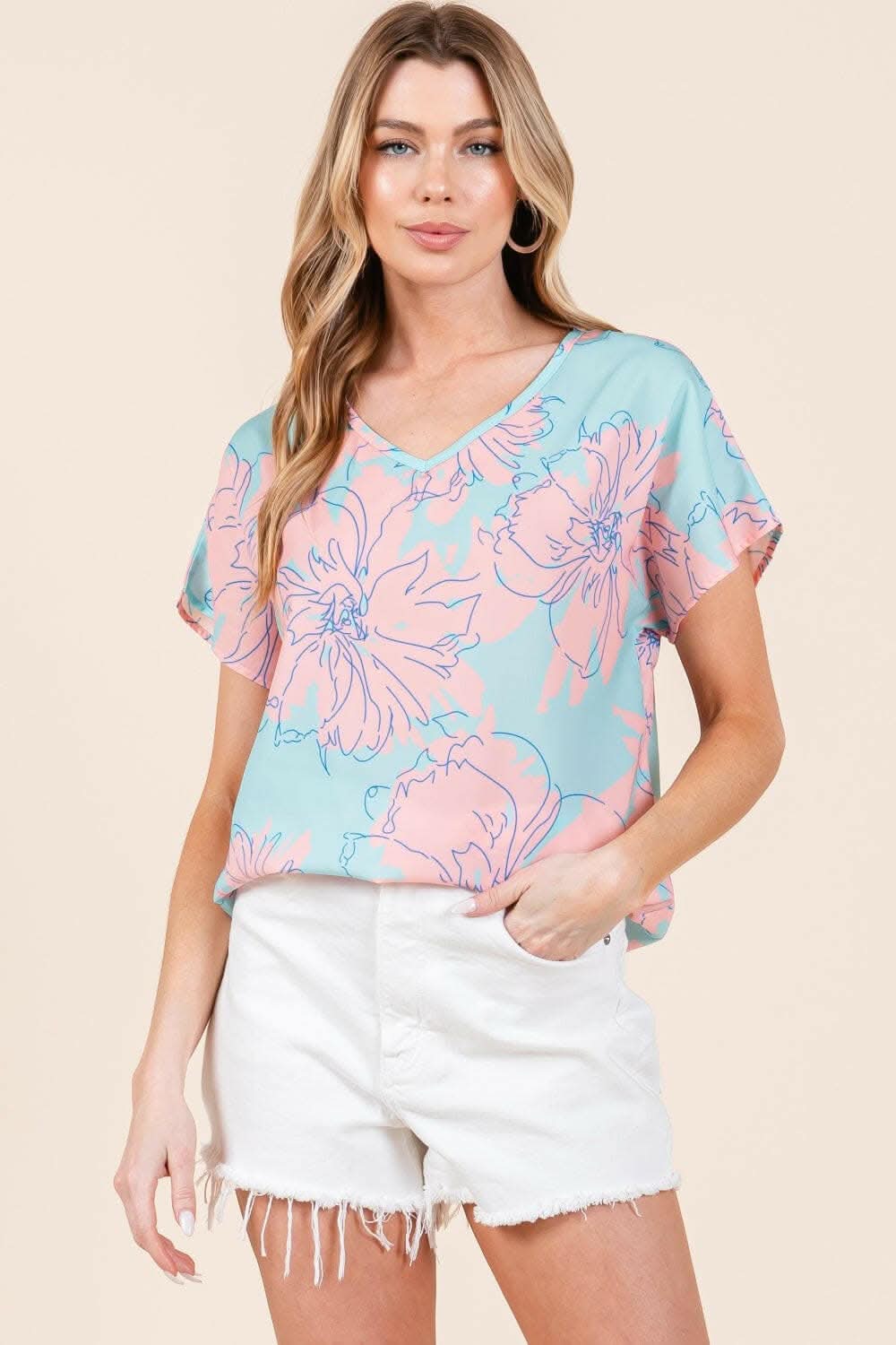 Floral Whimsy Short Sleeve Tee - Love Salve