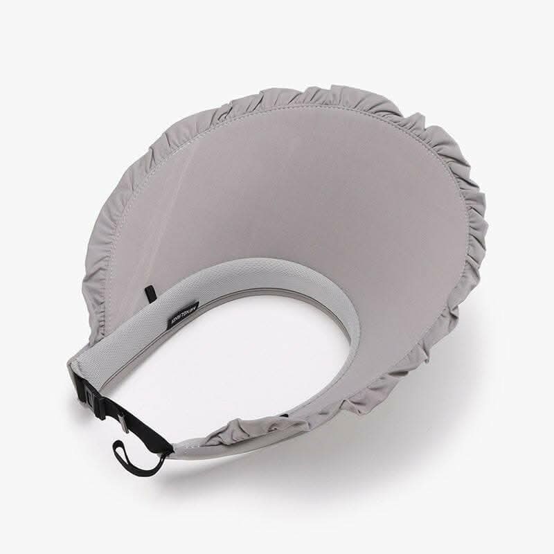 Frilled ice silk sun hat - adjustable fit - Love Salve