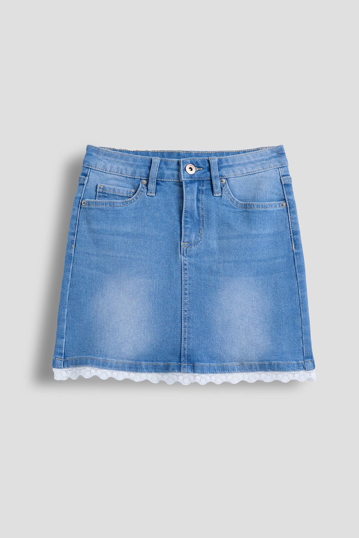 YMI JEANS: Lace Trim Girls' Skirt