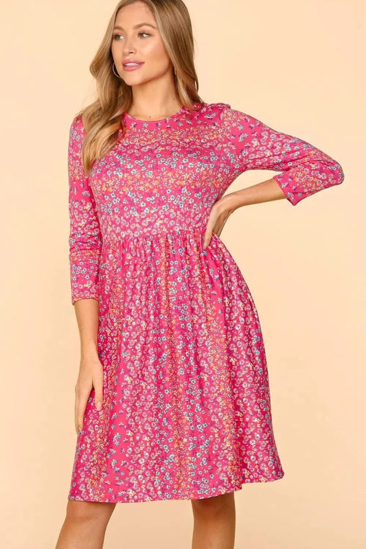 Haptics Floral Dress with Pockets for Effortless Style - Love Salve
