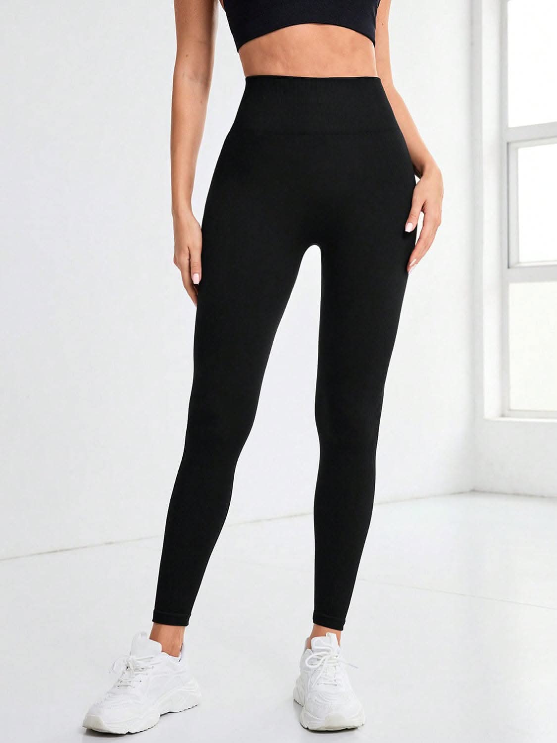 High rise performance leggings