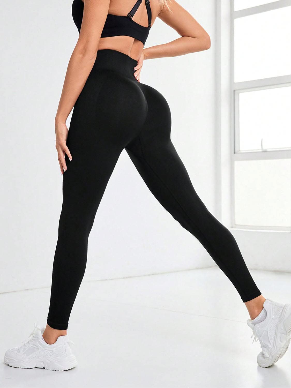 High rise performance leggings