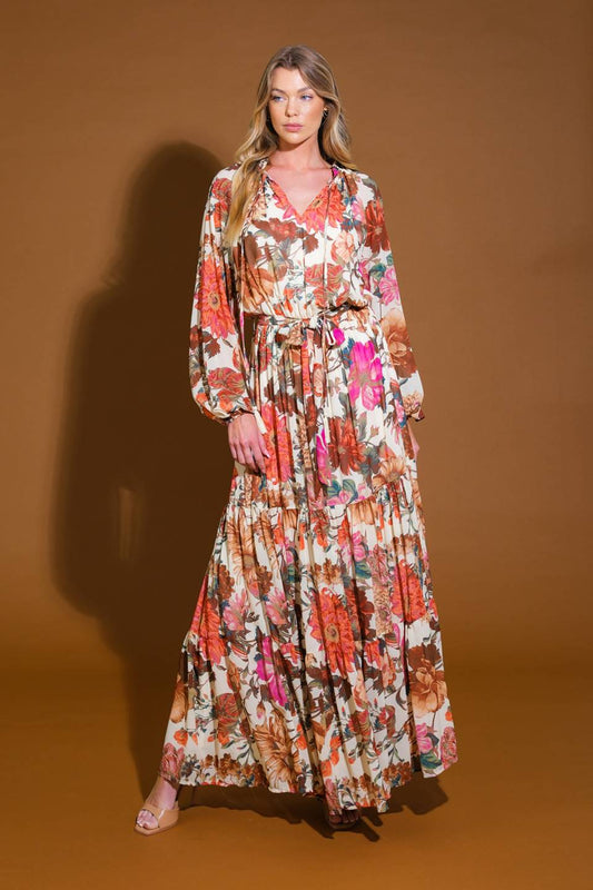 LIVIN' MY BEST LIFE WOVEN MAXI DRESS Flying Tomato