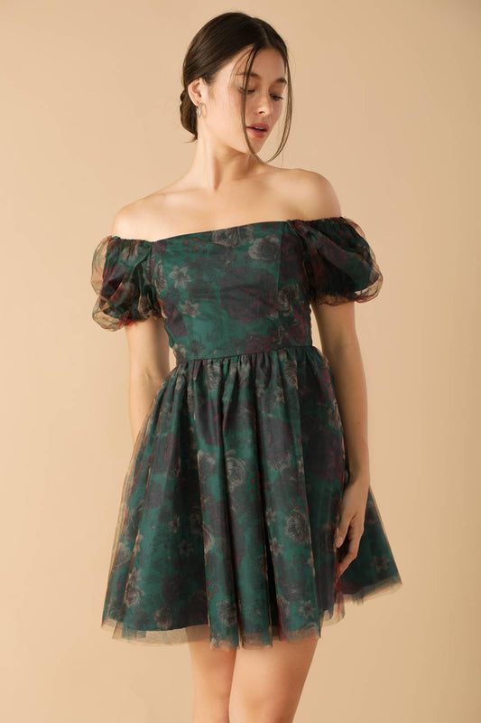 BE GOOD TO ME WOVEN ORGANZA DRESS Flying Tomato
