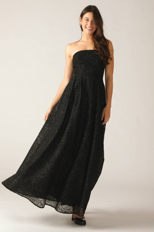 SEARCHING FOR LOVE WOVEN MAXI DRESS Flying Tomato