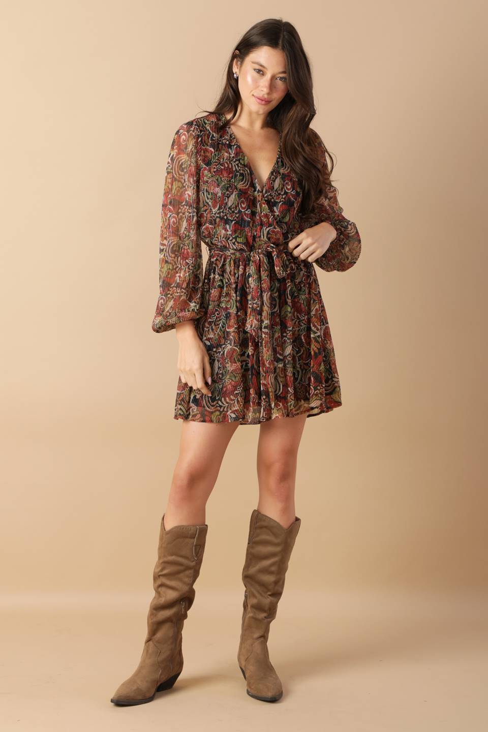 JUST CAN'T WAIT WOVEN MINI DRESS Flying Tomato