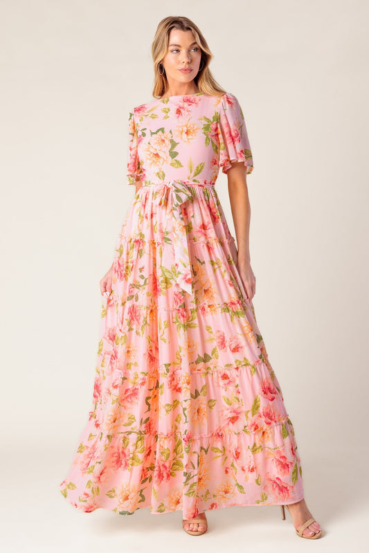 WHICH CHAPTER WOVEN MAXI DRESS Flying Tomato