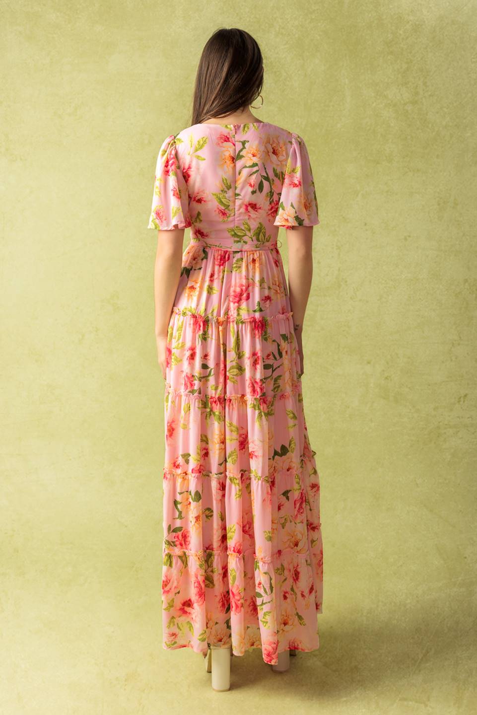 WHICH CHAPTER WOVEN MAXI DRESS Flying Tomato