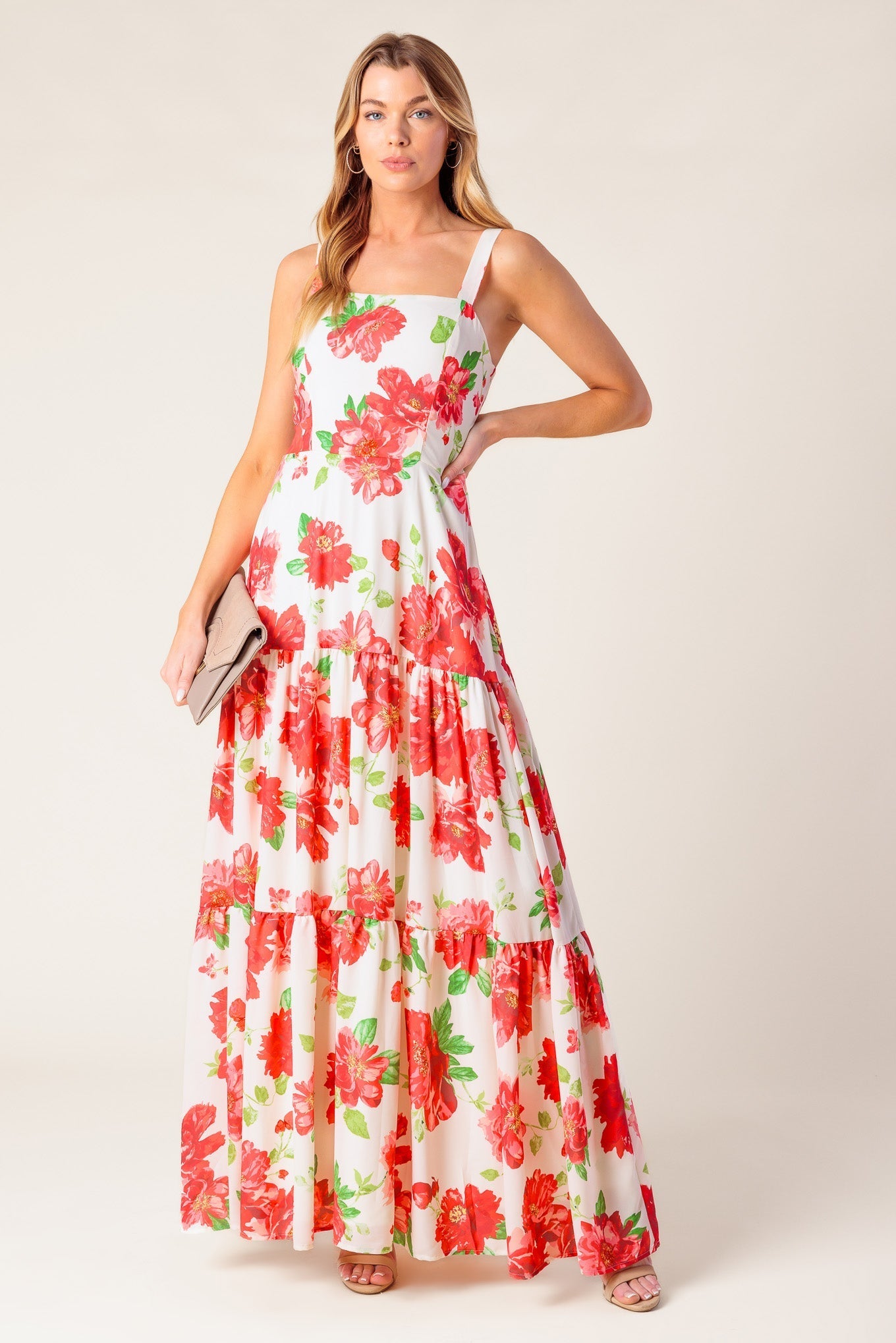 LOST IN THE DETAILS WOVEN MAXI DRESS Flying Tomato