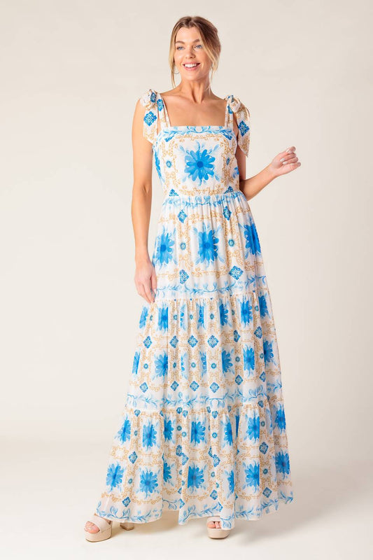 MY DEBUT WOVEN MAXI DRESS Flying Tomato