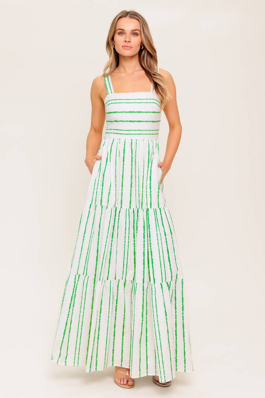 WILDFLOWER WALTZ  WOVEN MAXI DRESS Flying Tomato