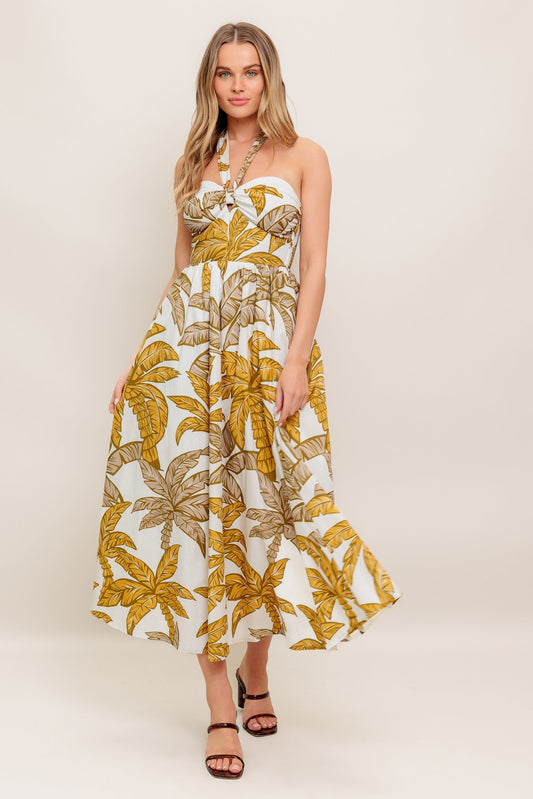 PETITE LOVE WOVEN MIDI DRESS Flying Tomato