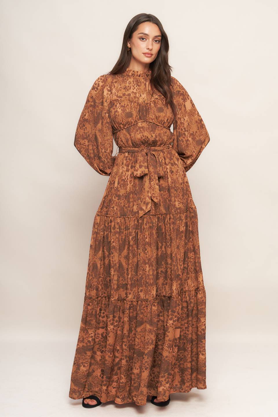 NOMAD'S WHISPER WOVEN MAXI DRESS