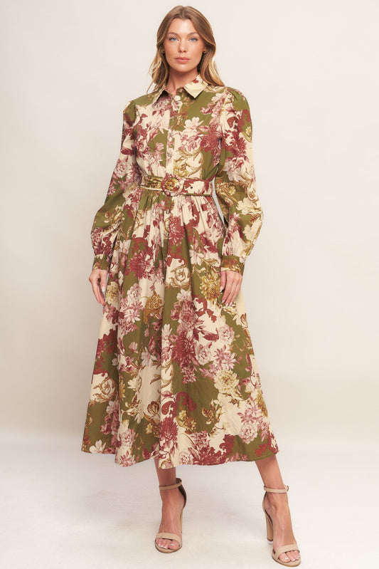 COUNTRY ROMANCE WOVEN MIDI DRESS Flying Tomato