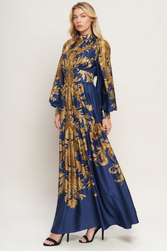 PALACE WALTZ WOVEN MAXI DRESS Flying Tomato