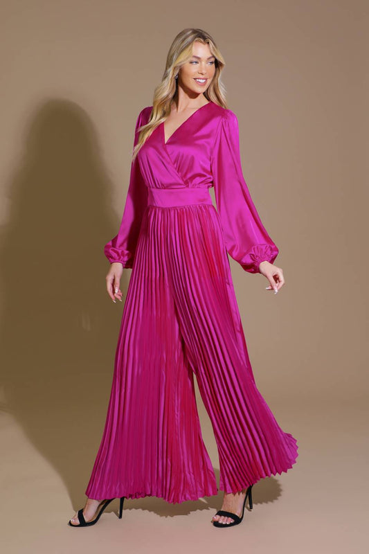 CRUSHING ON YOU SATIN JUMPSUIT Flying Tomato