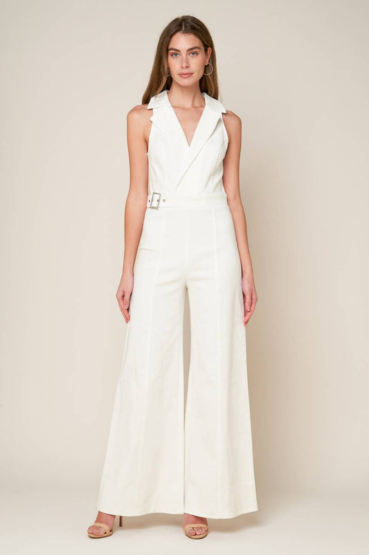 SHOPPING AROUND WOVEN JUMPSUIT Flying Tomato