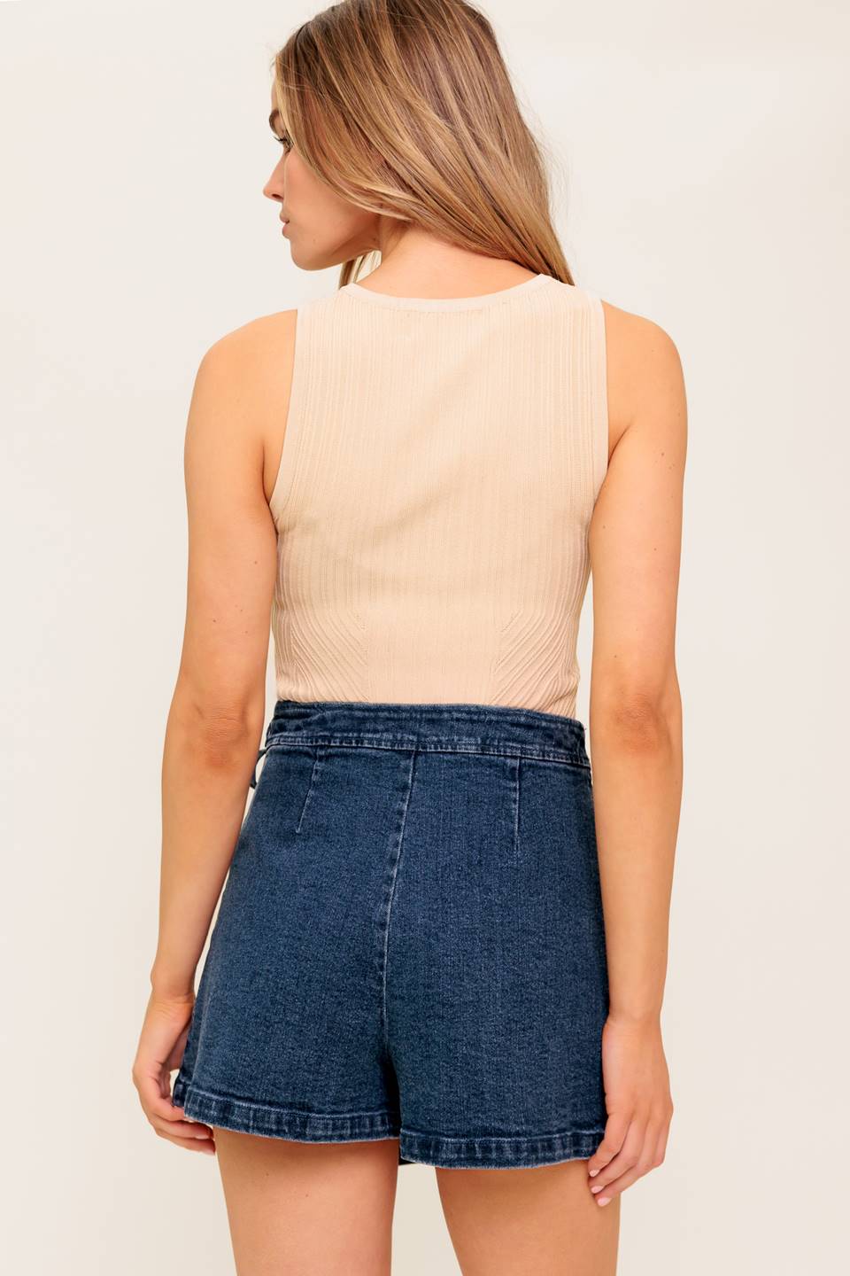 SUGAR SKY MEDIUM DENIM SKORT