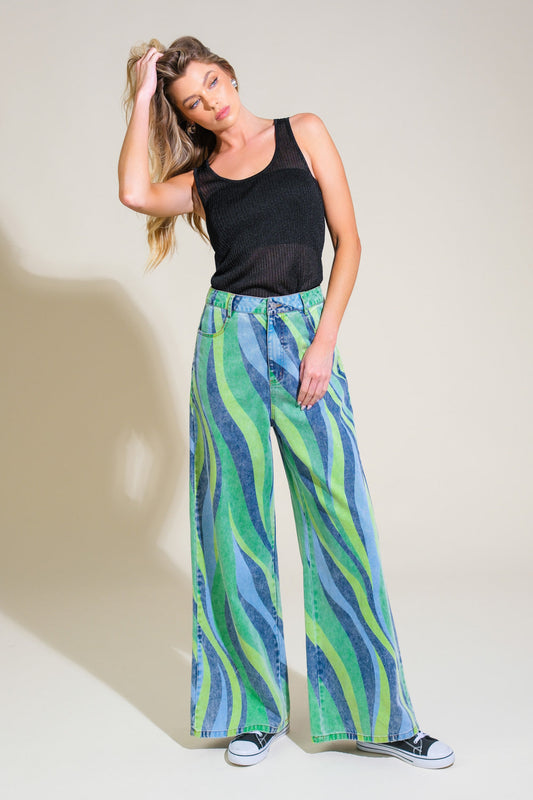 NAVIGATING LIFE DENIM PANTS Flying Tomato