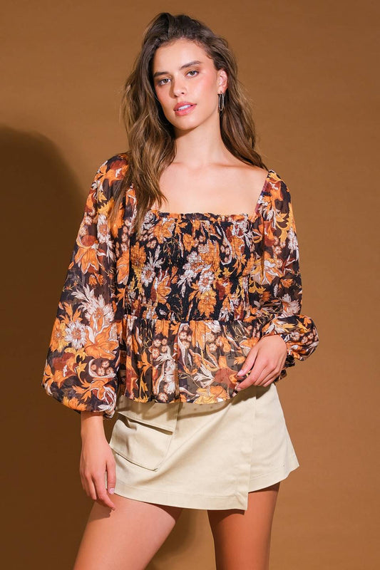 BEAMING PERFECTION WOVEN TOP Flying Tomato