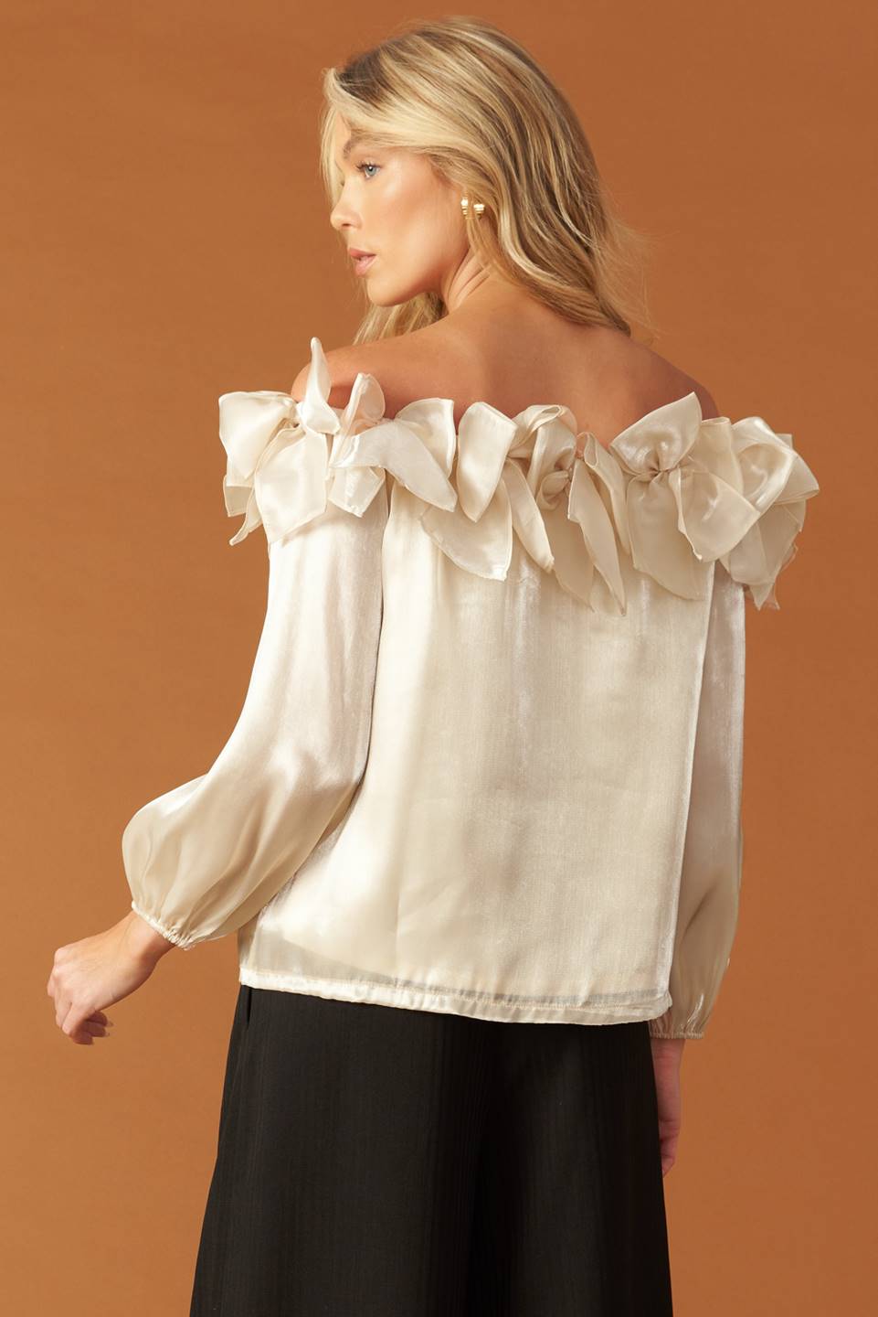 MOST WONDERFUL TIME WOVEN TOP