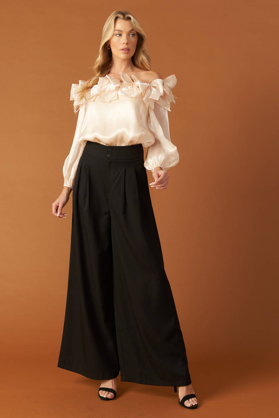 MOST WONDERFUL TIME WOVEN TOP
