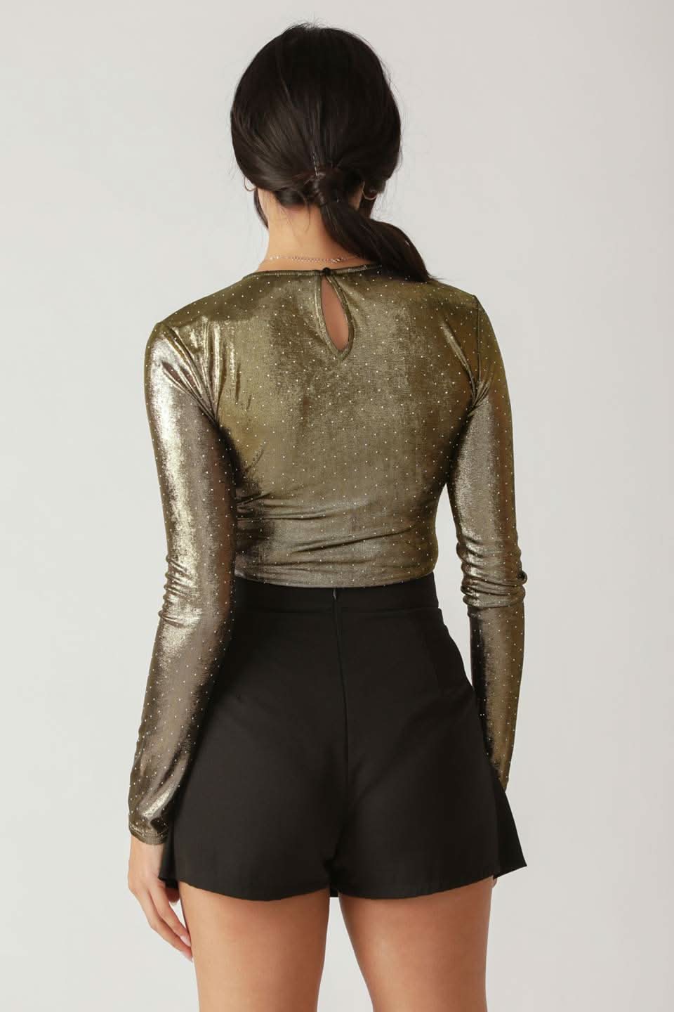 LET'S RIDE EMBELLISHED BODYSUIT