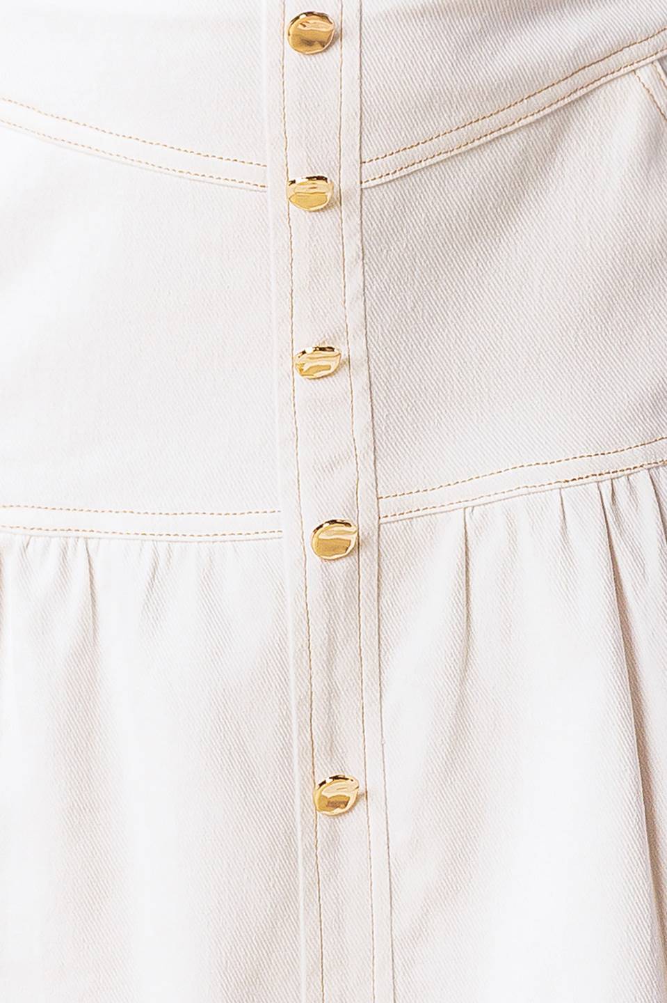 DOING IT MY WAY WHITE WOVEN TOP AND SKIRT SET