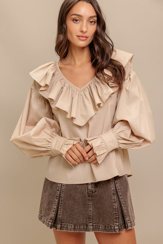 COUTURE CODE WOVEN TOP Flying Tomato