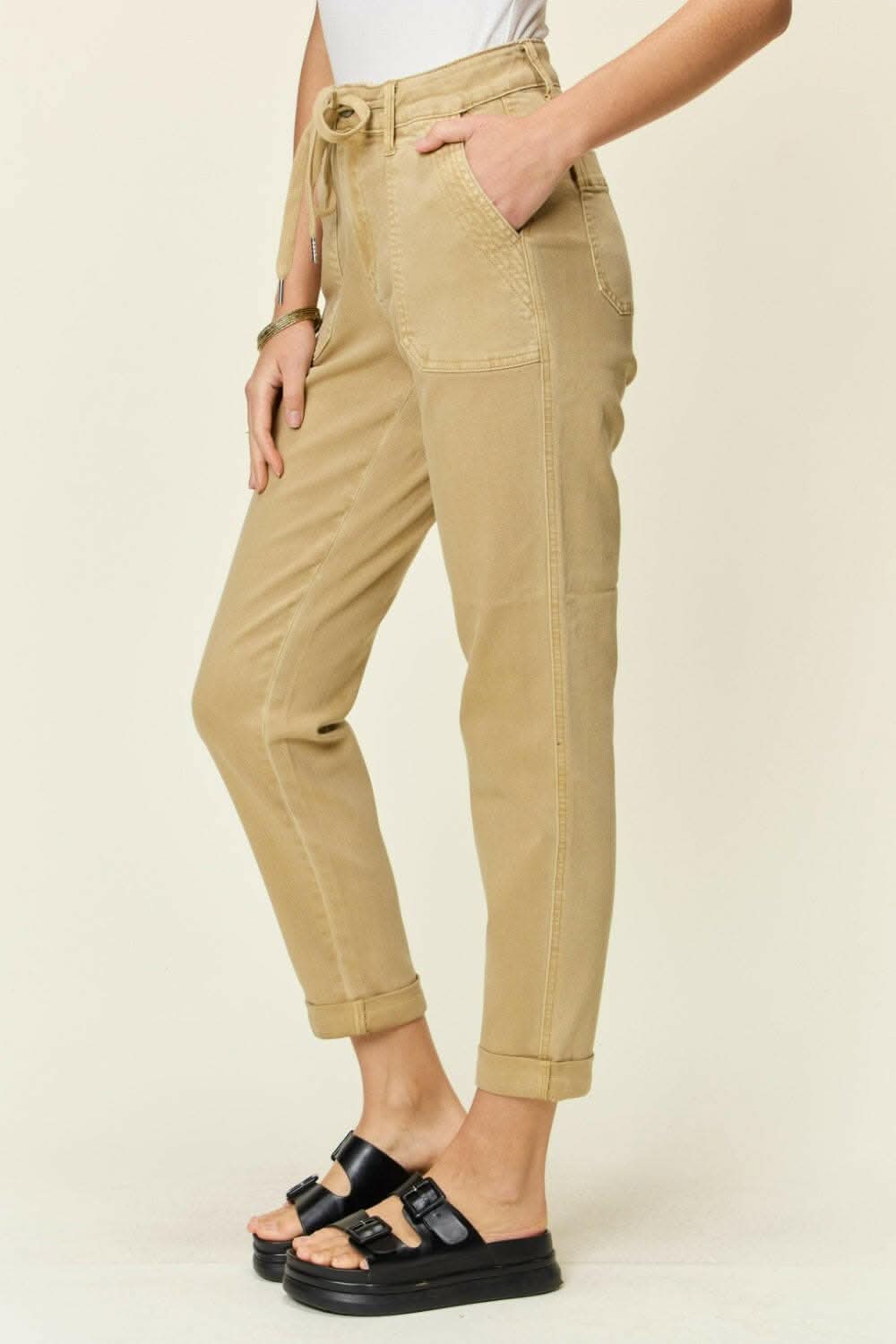 Judy Blue Full Size High Waist Jogger Jeans - Love Salve
