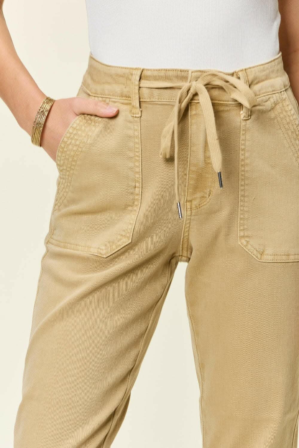 Judy Blue Full Size High Waist Jogger Jeans - Love Salve
