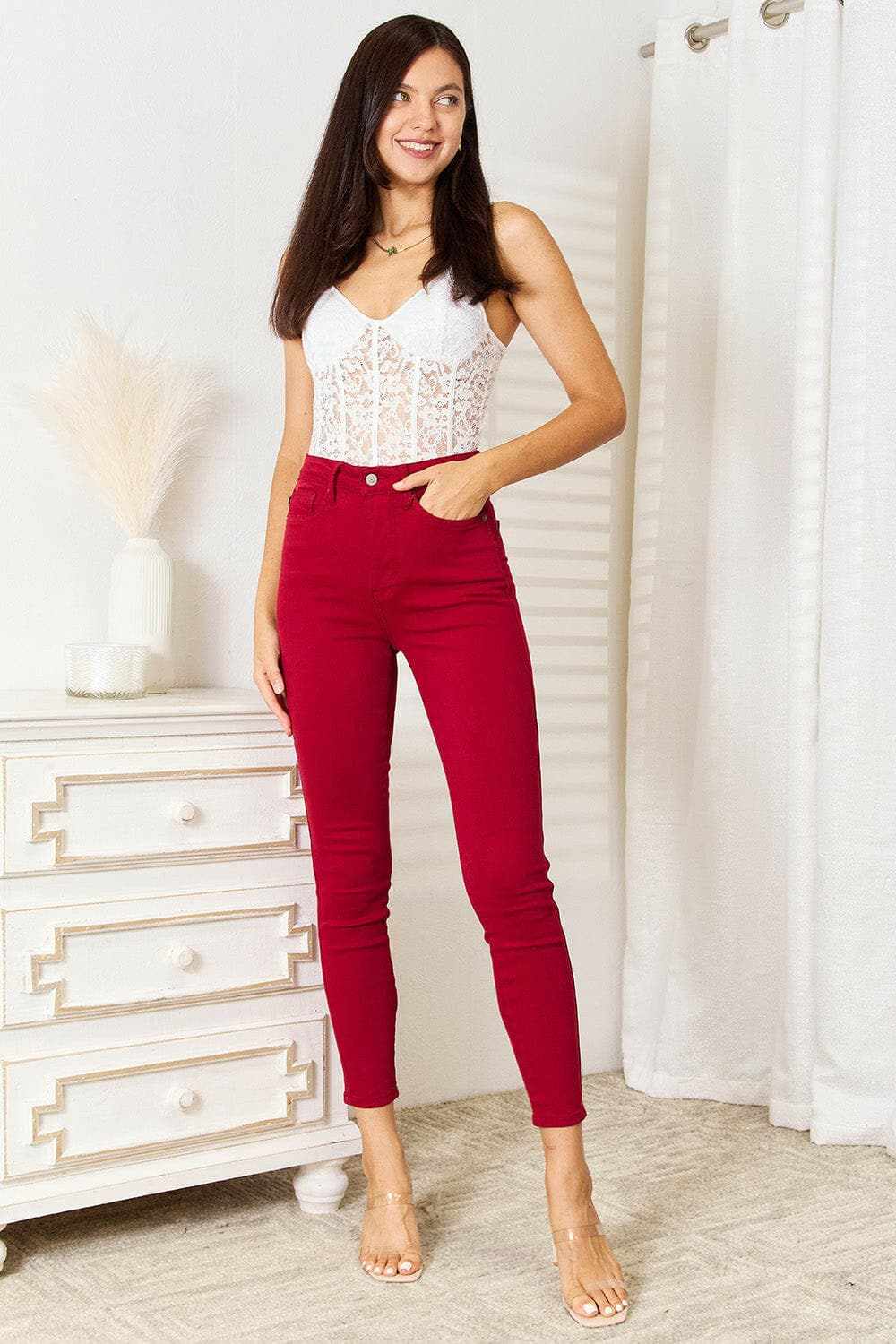 Judy Blue tummy control skinny jeans - Love Salve