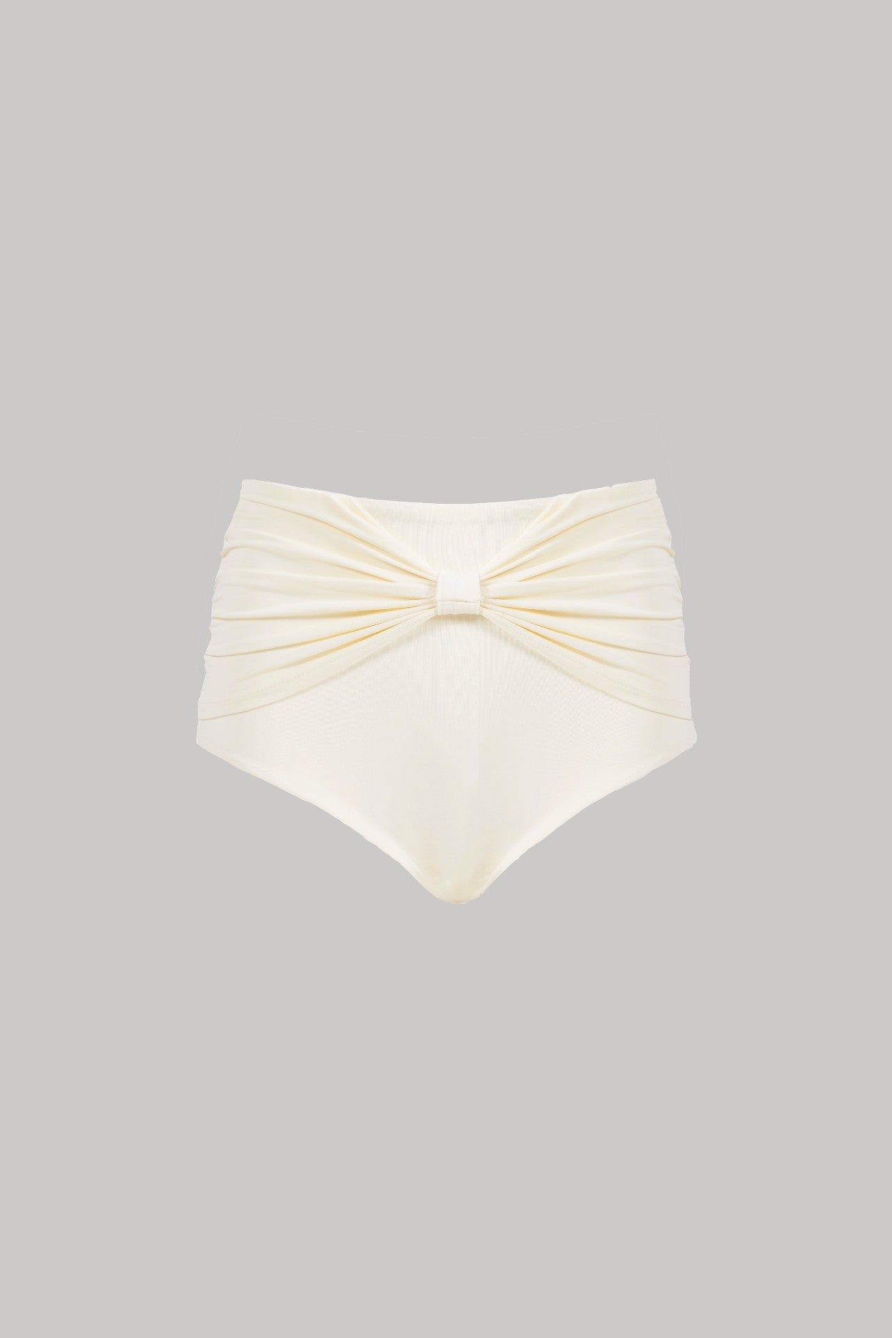 Lily High Waisted Swim Bottoms in Seashell Color - Love Salve