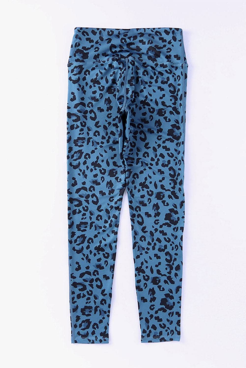 Leopard print leggings - wide waistband