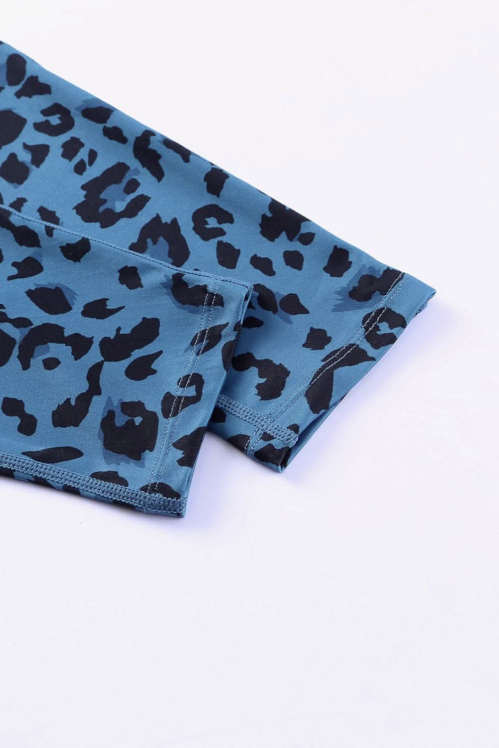 Leopard print leggings - wide waistband