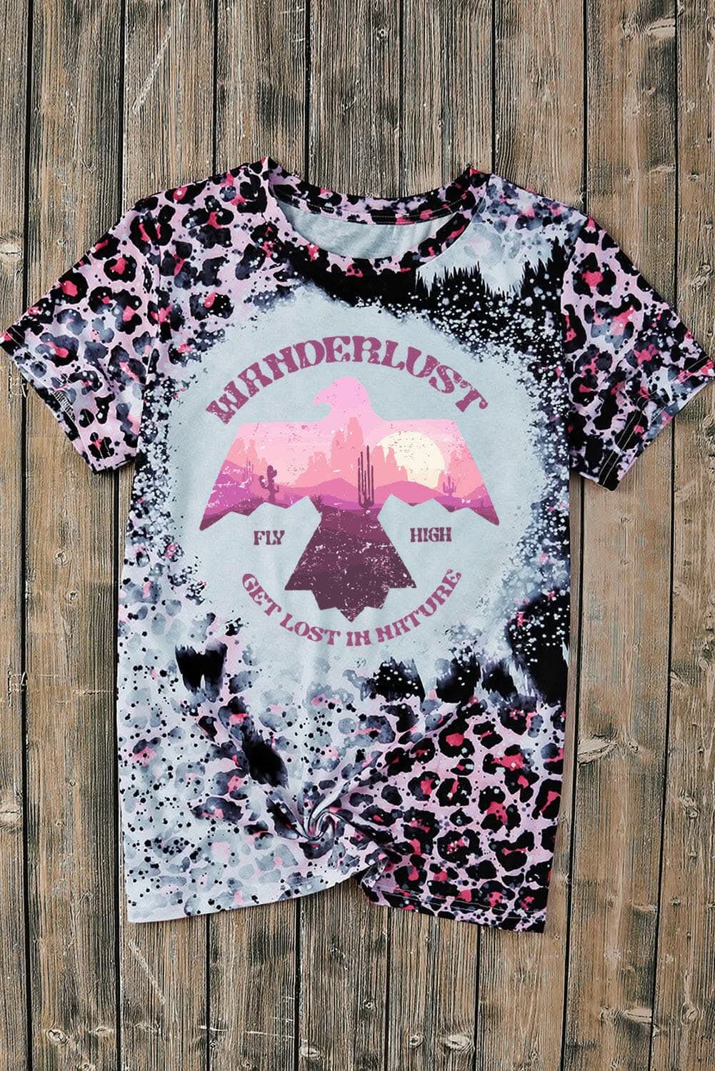 Leopard print short sleeve tee - Love Salve