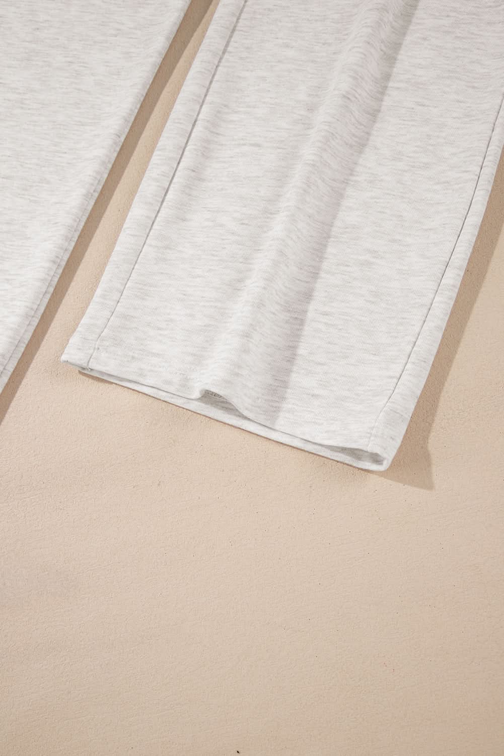 Light grey wide leg lounge pants - Love Salve