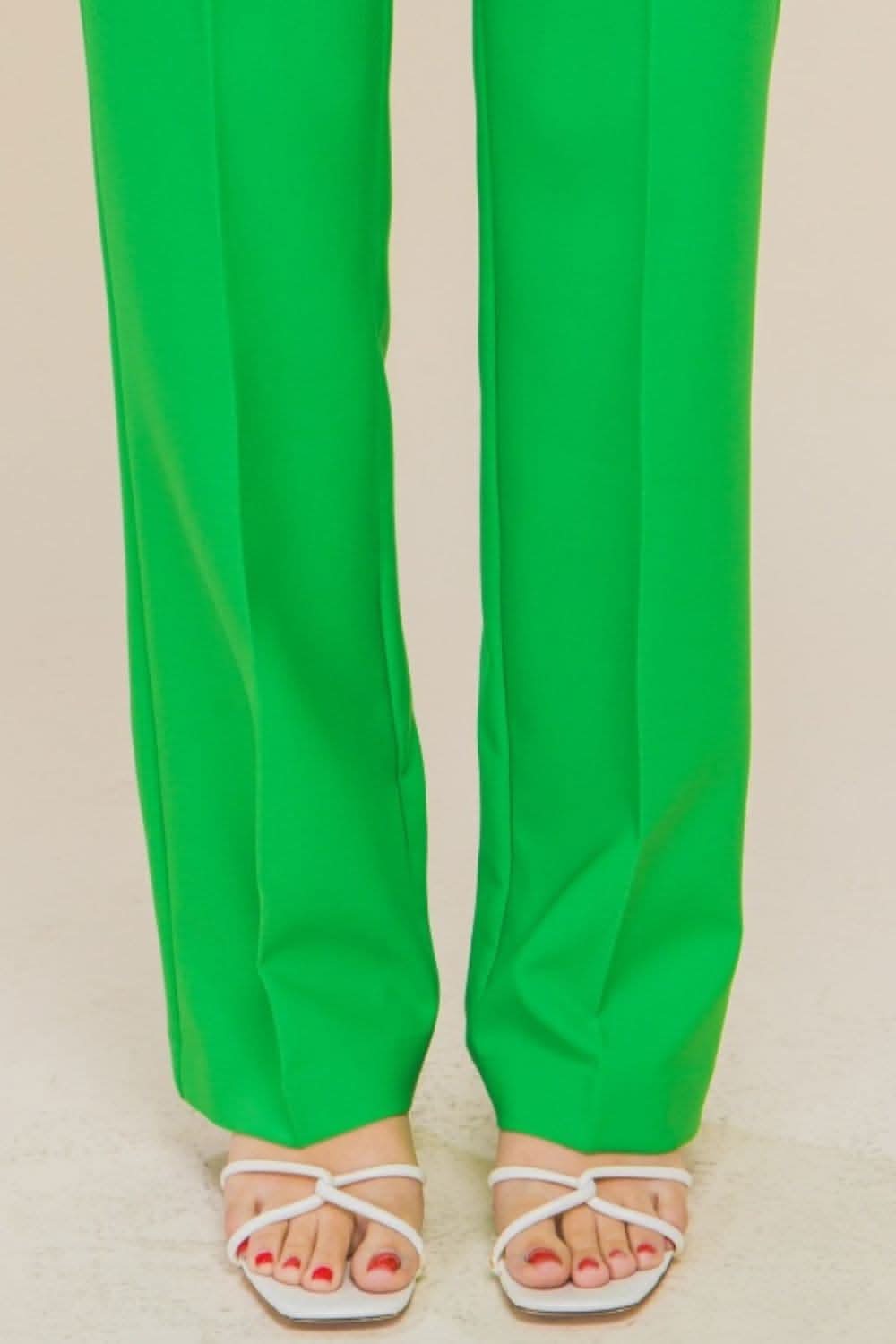 Love Tree High Waist Straight Pants - Love Salve